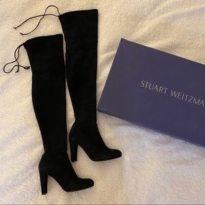 Stuart Weitzman Highland over the knee suede boots